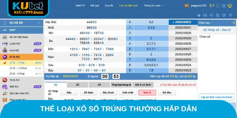 KUBET77 - KUBET777 - KUBET Thể loại xổ số trúng thưởng hấp dẫn